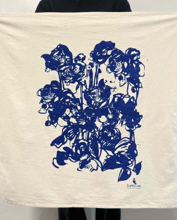Abstract Floral Tea Towel