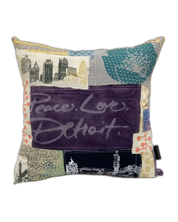Pattern to Print Designer Collage Pillow - Standard 003