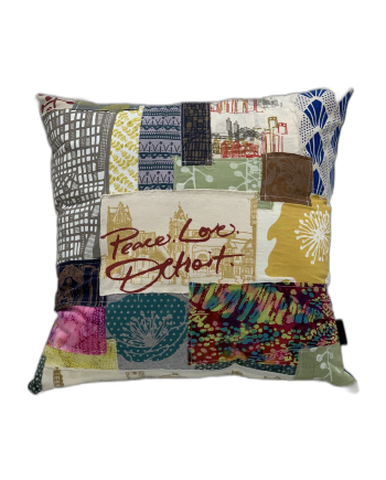 Pattern to Print Designer Collage Pillow - Grande 001