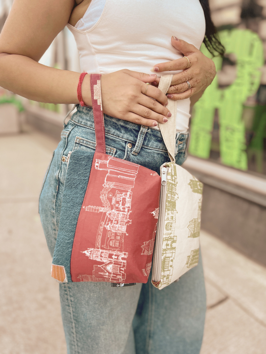 Pouches worn crossbody